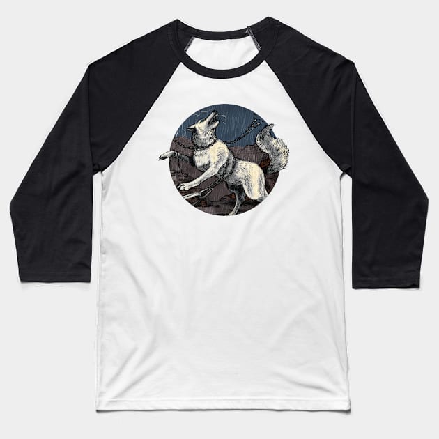 Fenrir Baseball T-Shirt by AniaArtNL